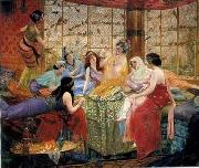unknow artist, Arab or Arabic people and life. Orientalism oil paintings  227